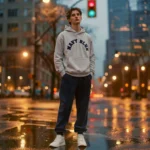 Navy Perfect Unisex Hoodie - Görsel 2