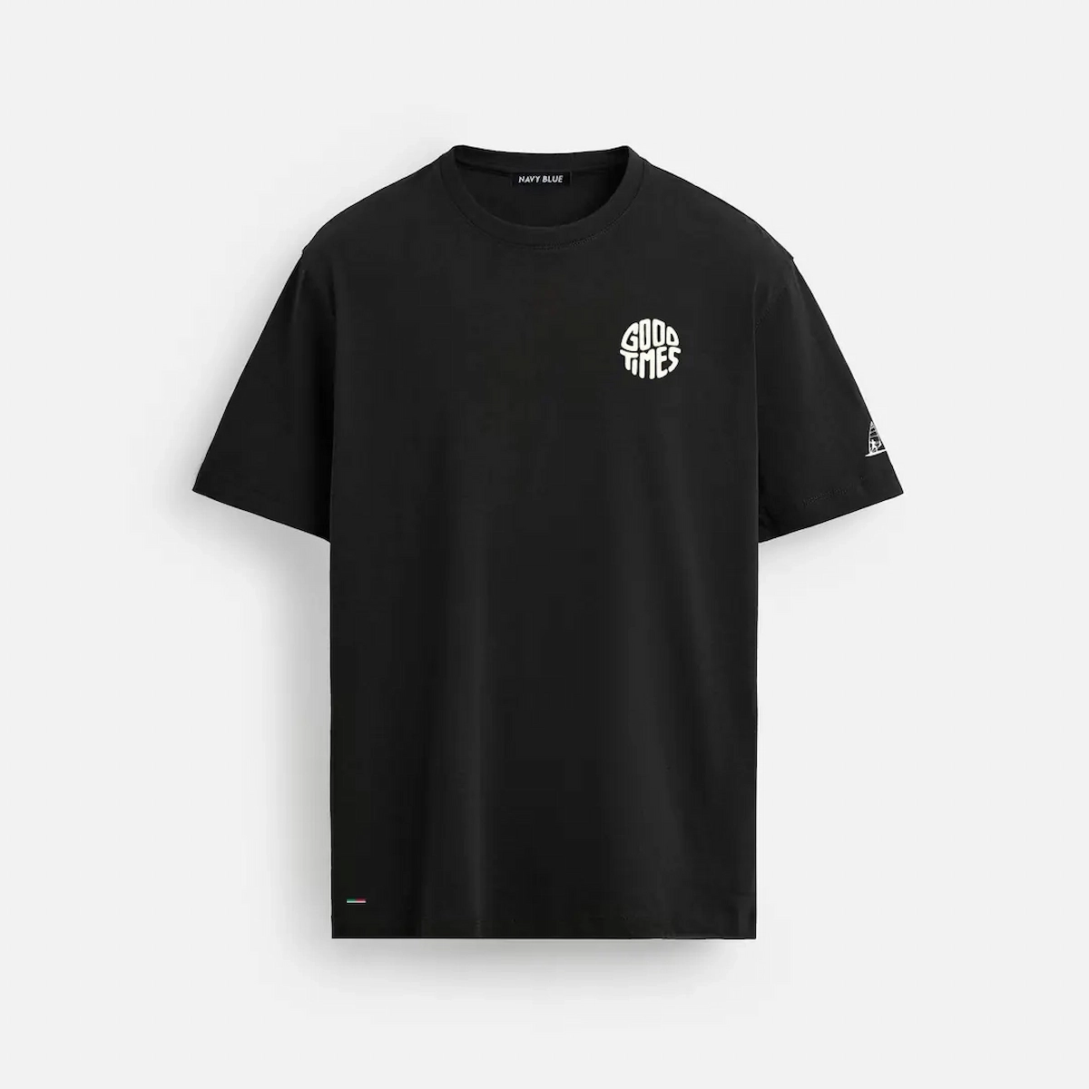 good-times-black-t-shirt-image1 good-times-black-t-shirt-190gsm-premium-cotton