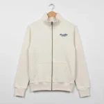 Vintage White Fullzip Jacket-premium-cotton