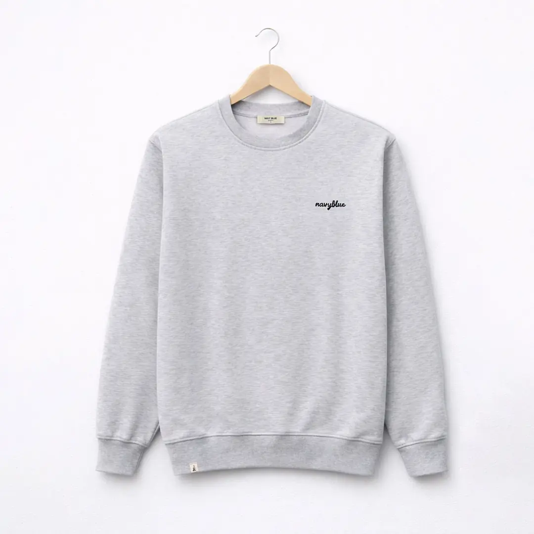Navy Crew Unisex Sweatshirt-4 Navy Crew Unisex Sweatshirt-premium-cotton