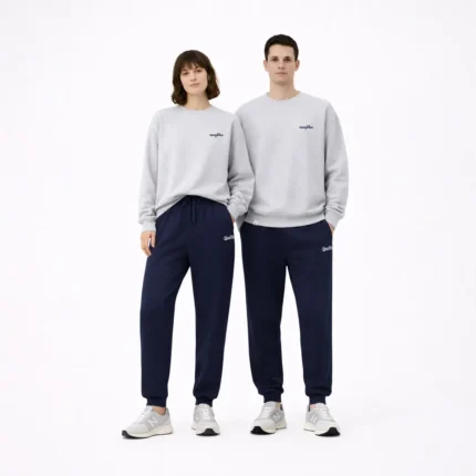 Navy Crew Unisex Sweatshirt-premium-cotton